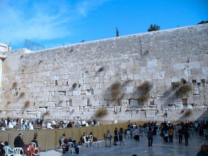 The Western Wall in Jerusalem