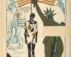 Russian picture depicting racism in American in the 1930's