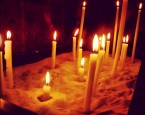 Candles at St. Julian le Pauvre, Paris